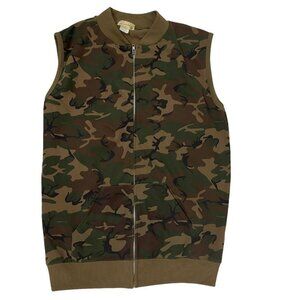 70's SEARS Fieldmaster Vintage Camo Zipper Vest